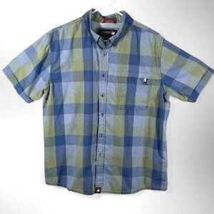 Canada Weather Gear Plaid Shirt Mens Large Vented Hiking